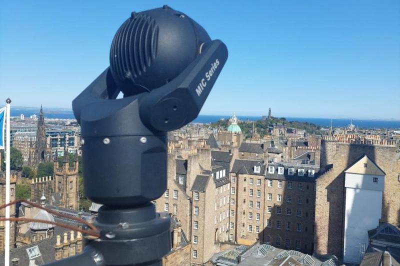Winning photograph overlooking Edinburgh