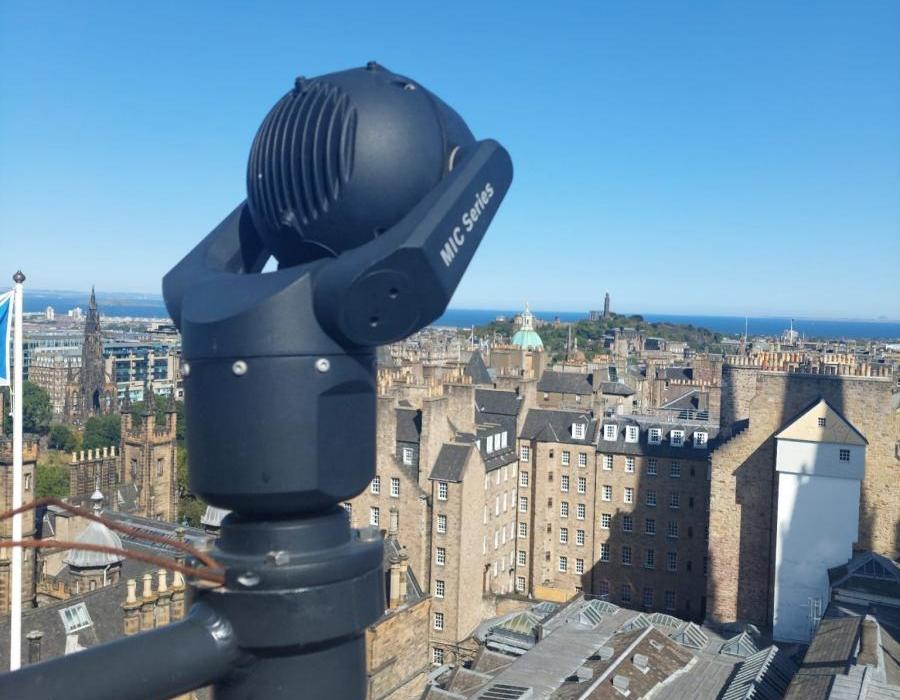 Winning photograph overlooking Edinburgh